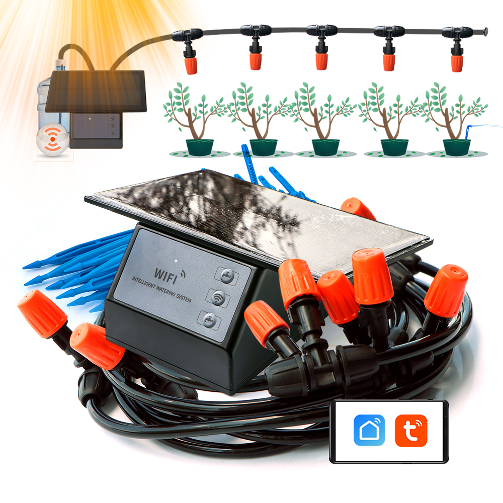 Smart Garden Accessories - High Quality Tuya Solar Pane Wifi-compatibility