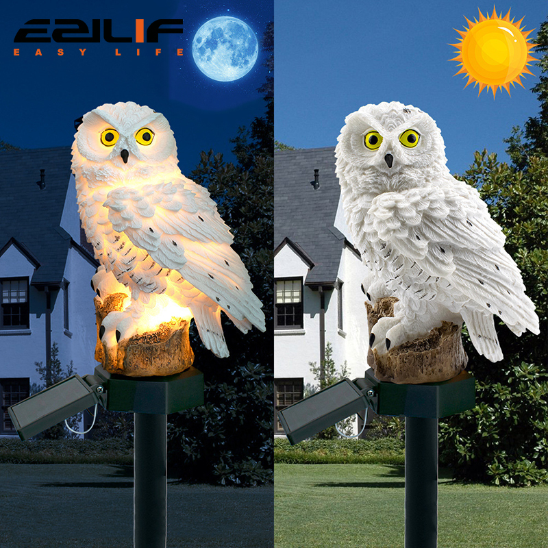 Smart Garden Solar - Solar light owl animal sculpture solar
