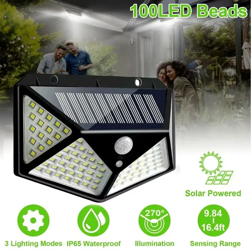 Smart Led Garden - 1/2/4PCS Motion Sensor Solar Lights Outdoor,Waterproof