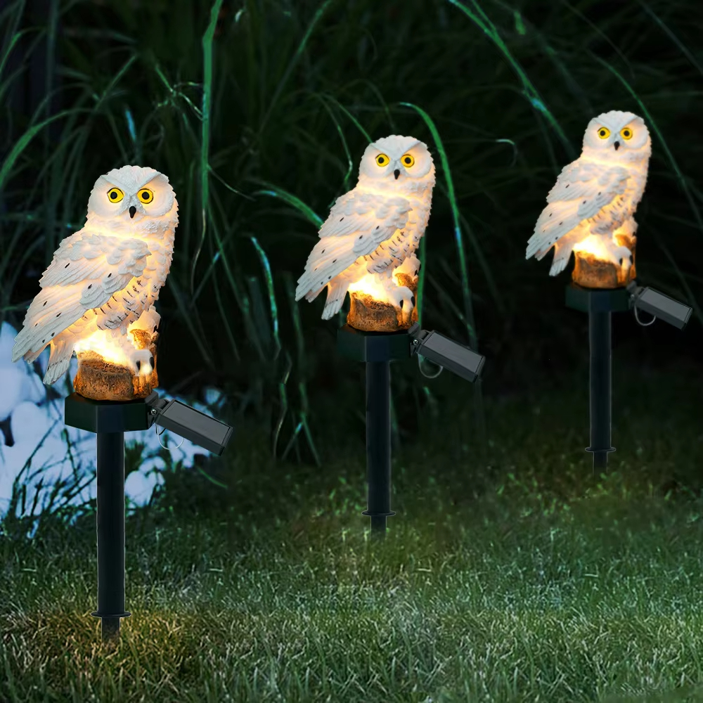 Solar light owl animal sculptu - Smart Garden Solar ulasan dan harga