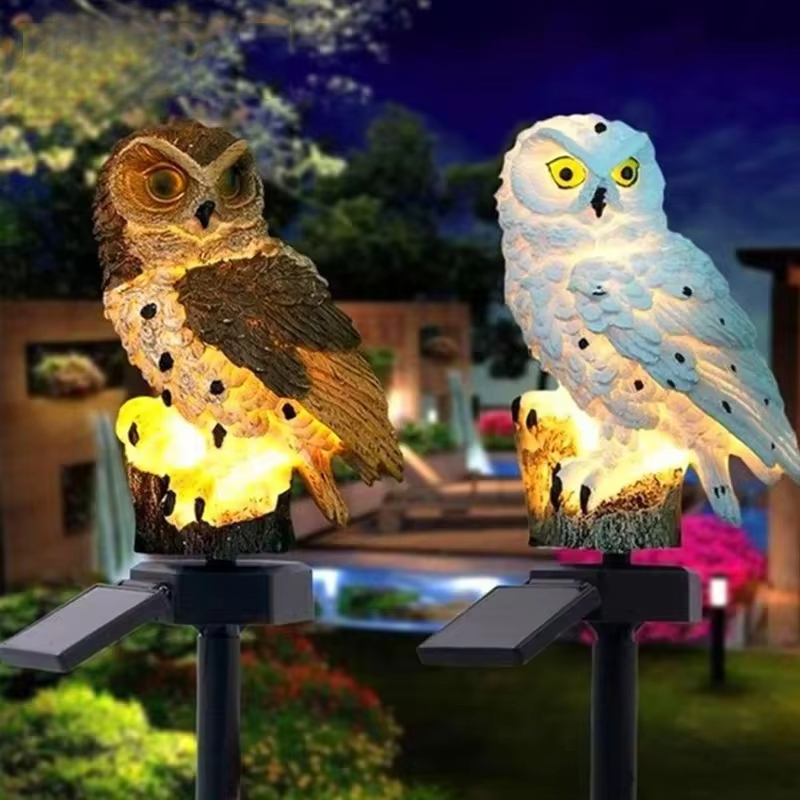 Solar light owl animal sculptu - Smart Garden Solar ulasan dan harga
