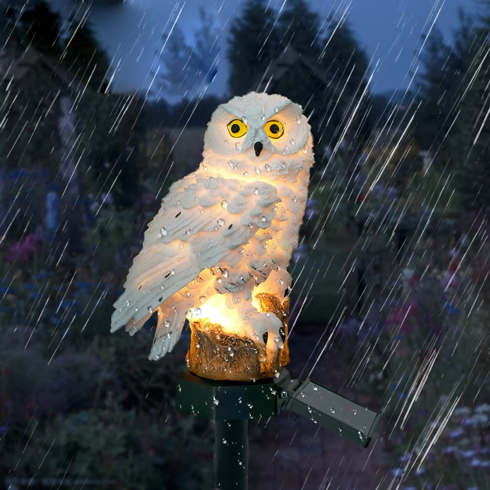 Solar light owl animal sculptu - Smart Garden Solar ulasan dan harga