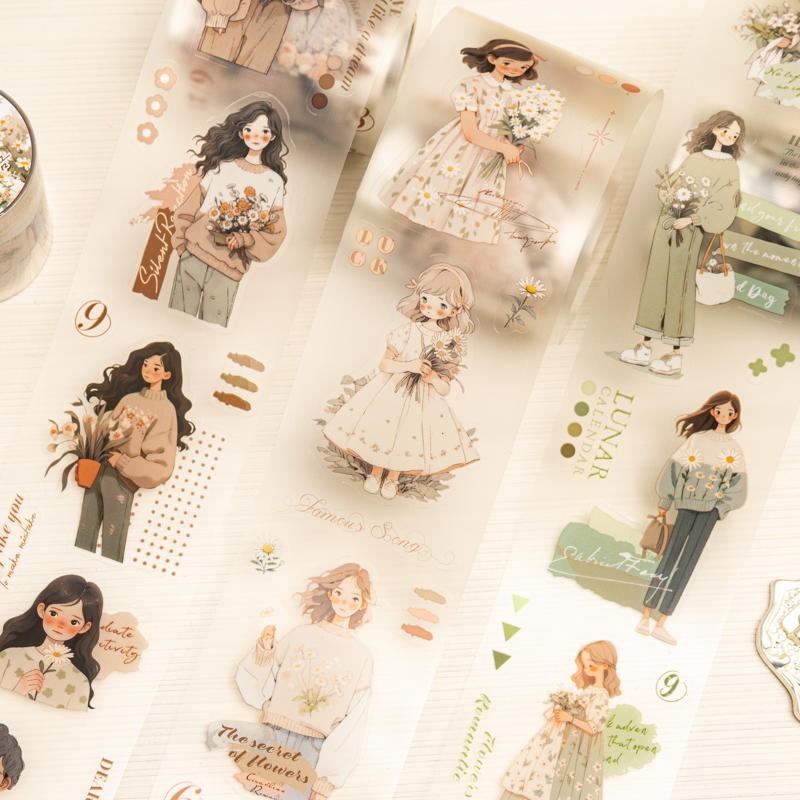 55mm*2m Vintage PET Garden Gir - Garden Journal Planner ulasan dan harga