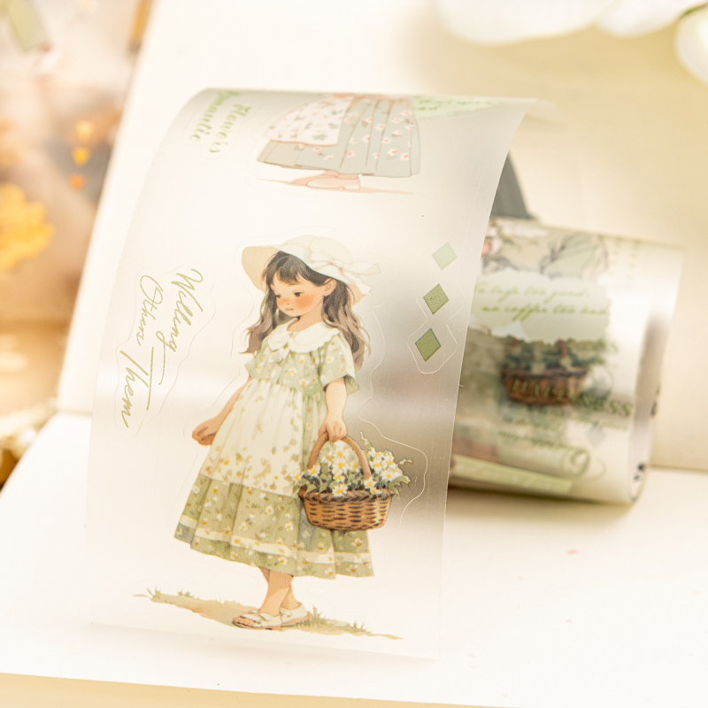 55mm*2m Vintage PET Garden Gir - Garden Journal Planner ulasan dan harga