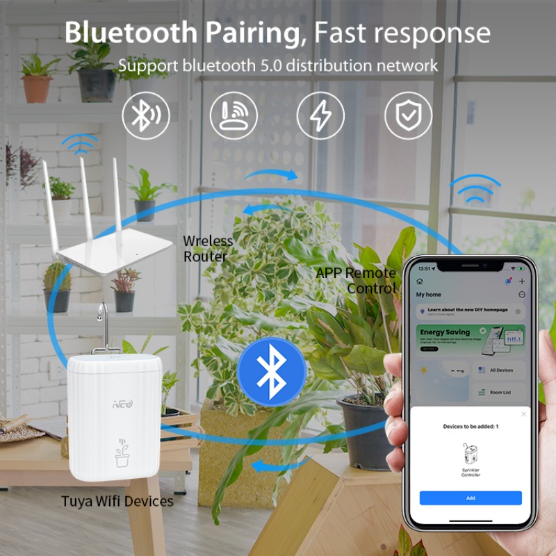 Smart WiFi Automatic Flower Wa - Smart Garden Watering System ulasan dan harga