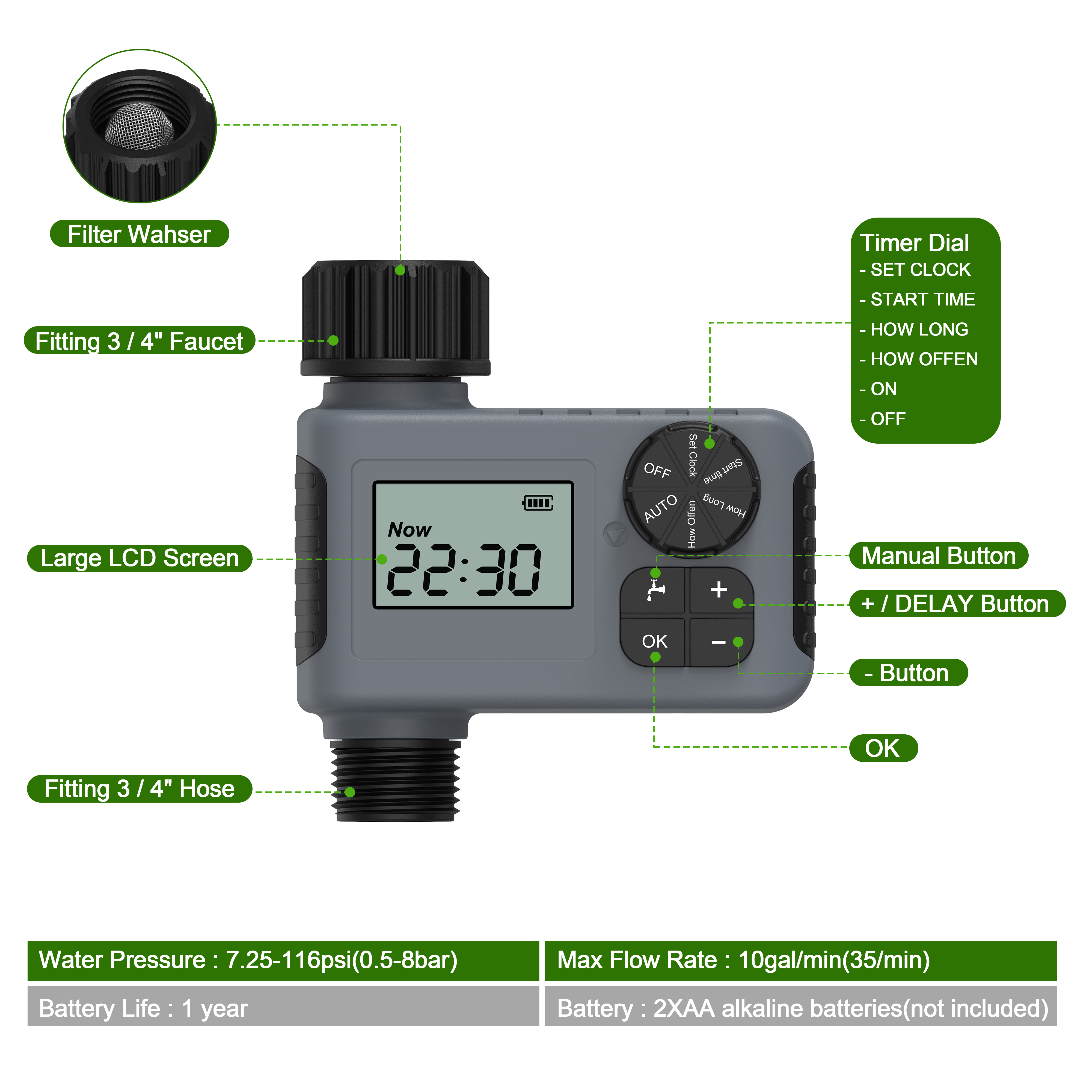 Automatic watering timer intel - Smart Garden Watering System ulasan dan harga