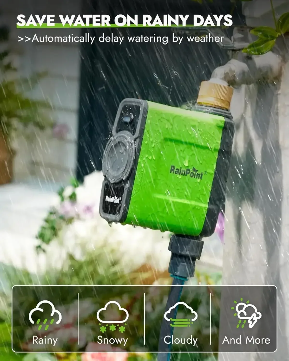 WiFi Water Timer for Garden Ho - Smart Garden Sprinkler System ulasan dan harga