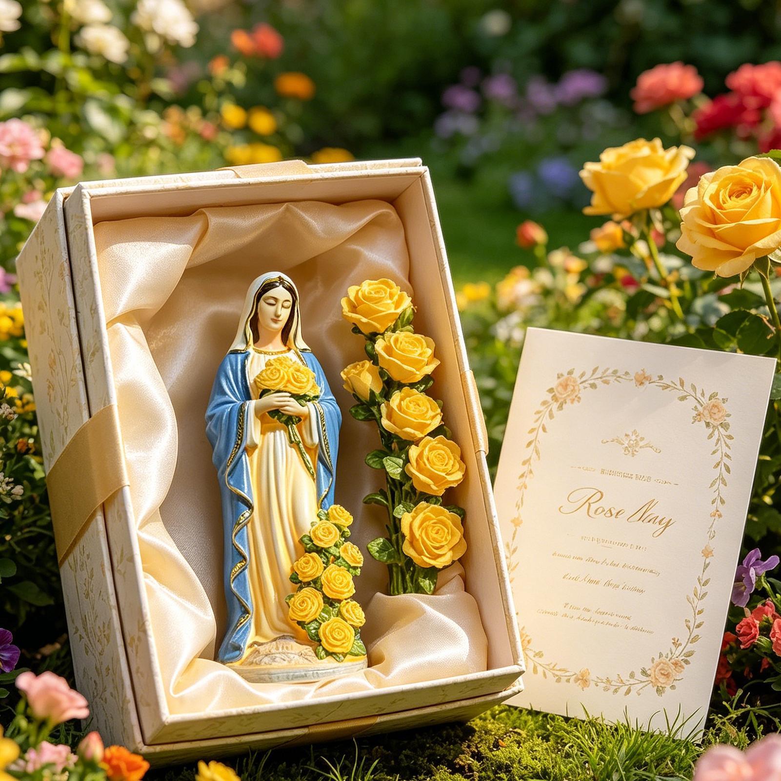 Virgin Mary Solar Statue Garde - Smart Garden Solar ulasan dan harga