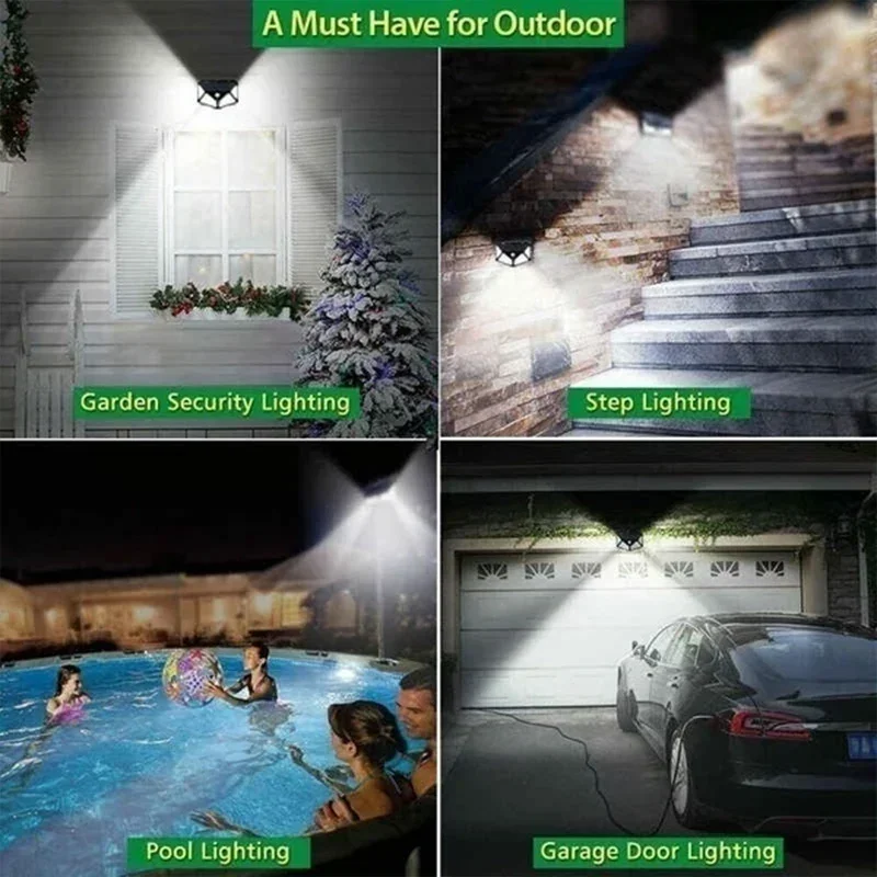 1/2/4PCS Motion Sensor Solar L - Smart Led Garden ulasan dan harga