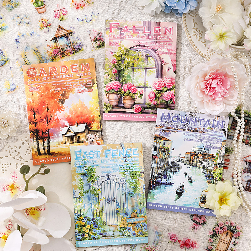 20 Sheets Flower garden Sticke - Garden Journal Planner ulasan dan harga