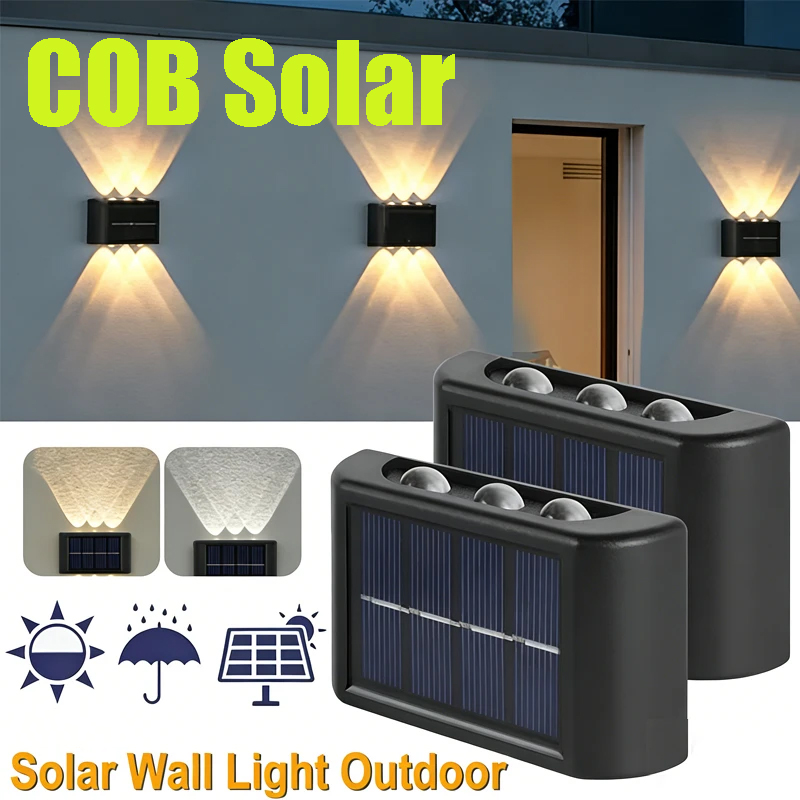 COB Solar Wall Lamp Outdoor Wa - Smart Garden Solar ulasan dan harga