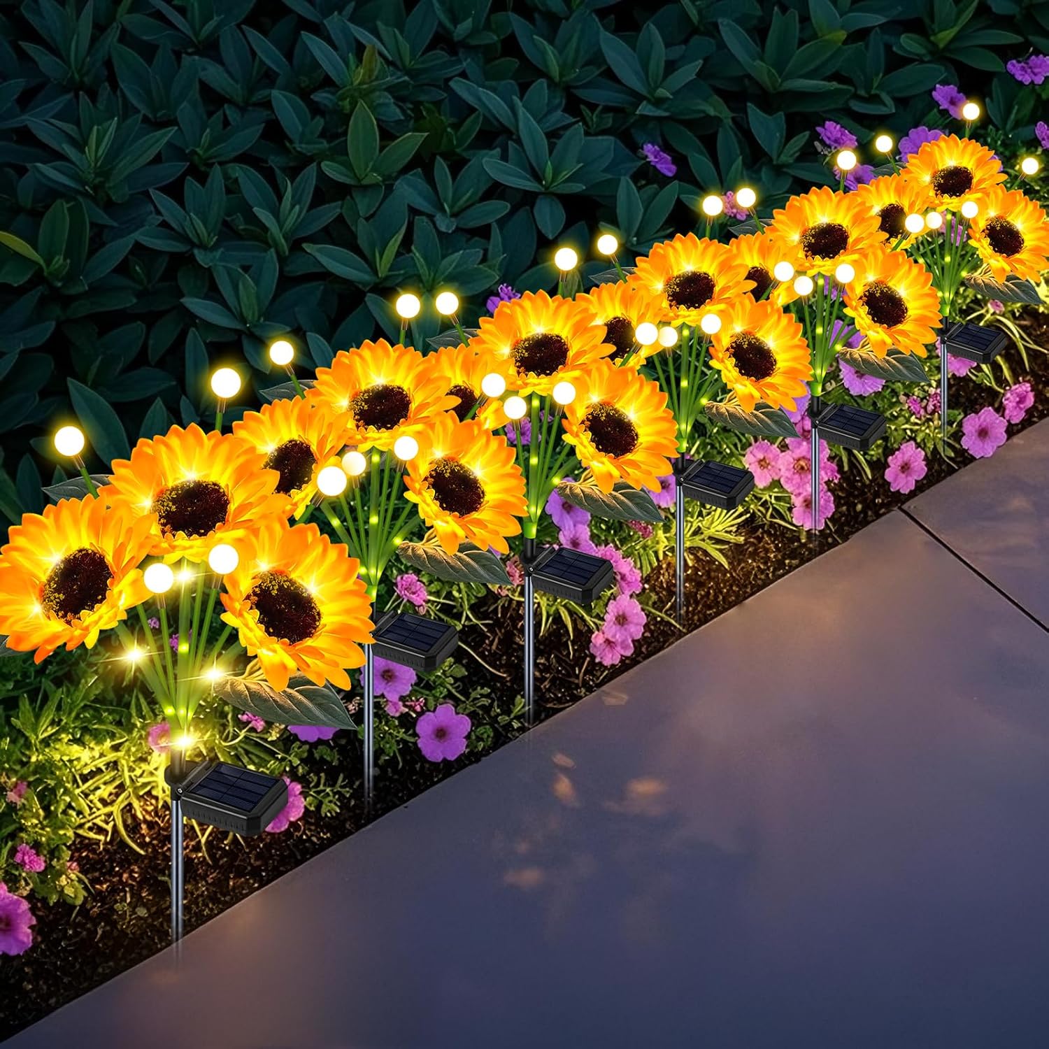 Solar Sunflower Lights with Lu - Smart Garden Solar ulasan dan harga