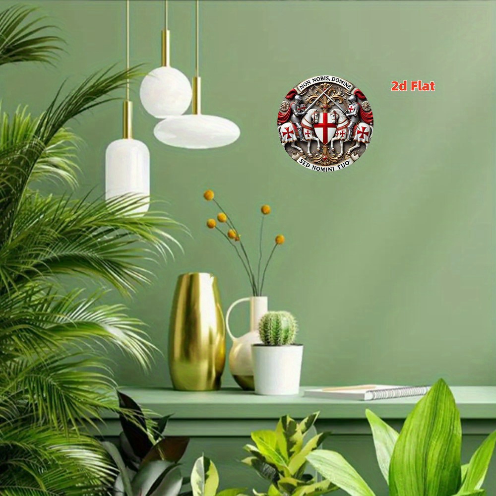 2D Flat Medieval Templar Knigh - Smart Garden In Home ulasan dan harga