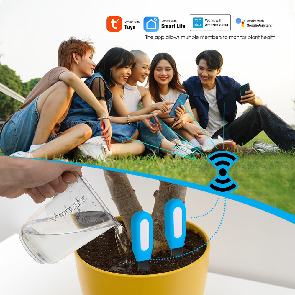 1PCS Tuya Zigbee Soil Sensor H - Smart Garden In Home ulasan dan harga