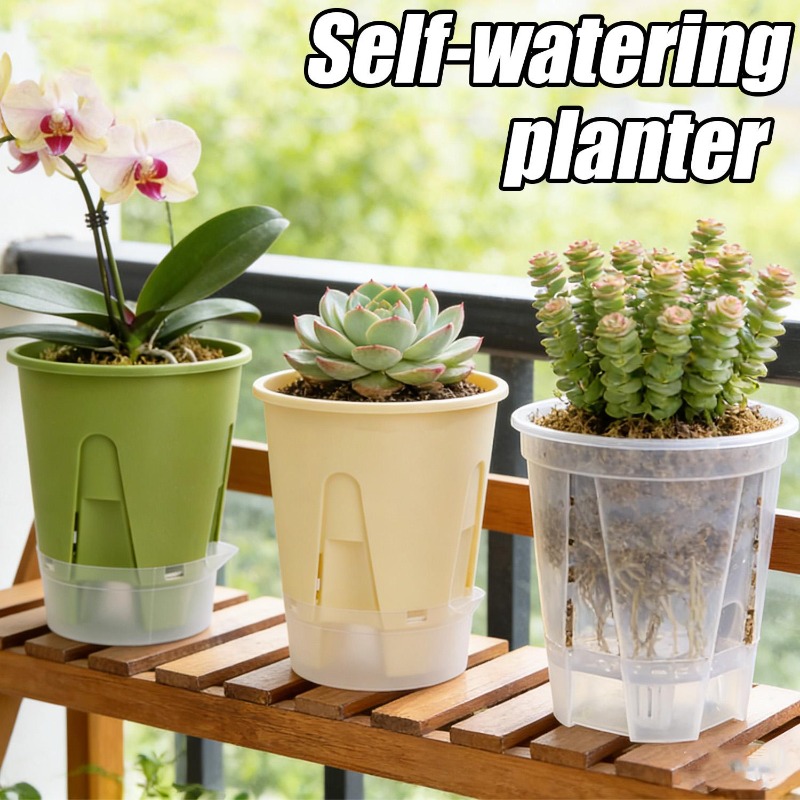 Self Watering Planter Pot Tray - Smart Garden Sprinkler System ulasan dan harga