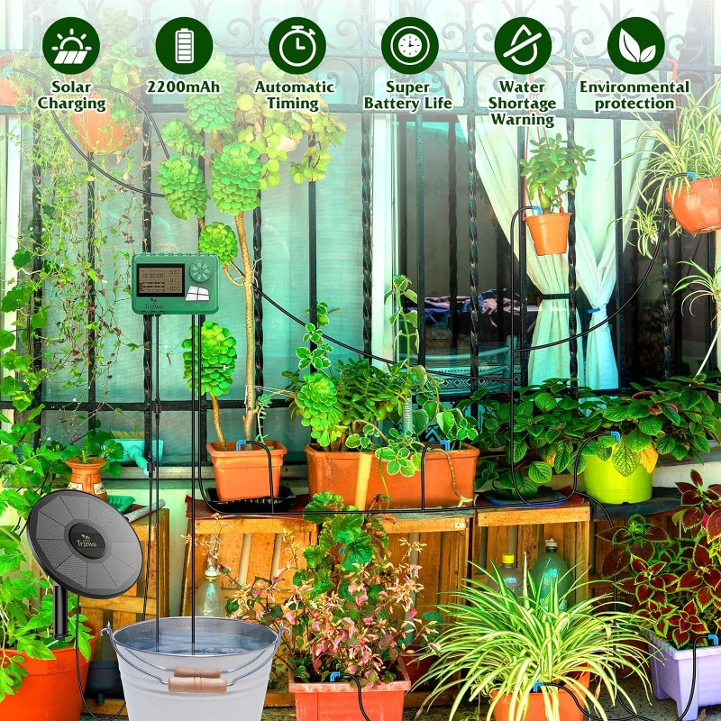 Solar Irrigation Equipment Gre - Smart Garden Watering System ulasan dan harga