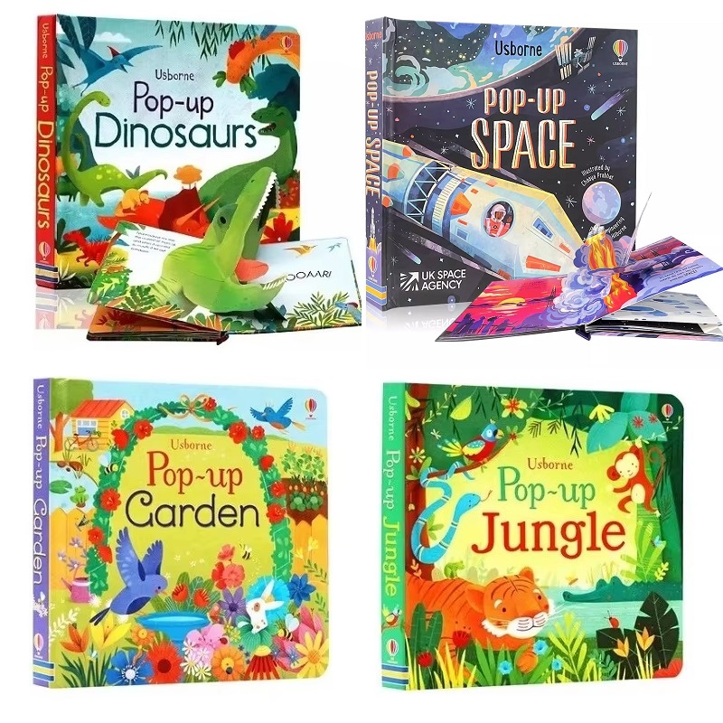 Usborne Pop Up Dinosaurs/Jungl - Garden Journal Planner ulasan dan harga