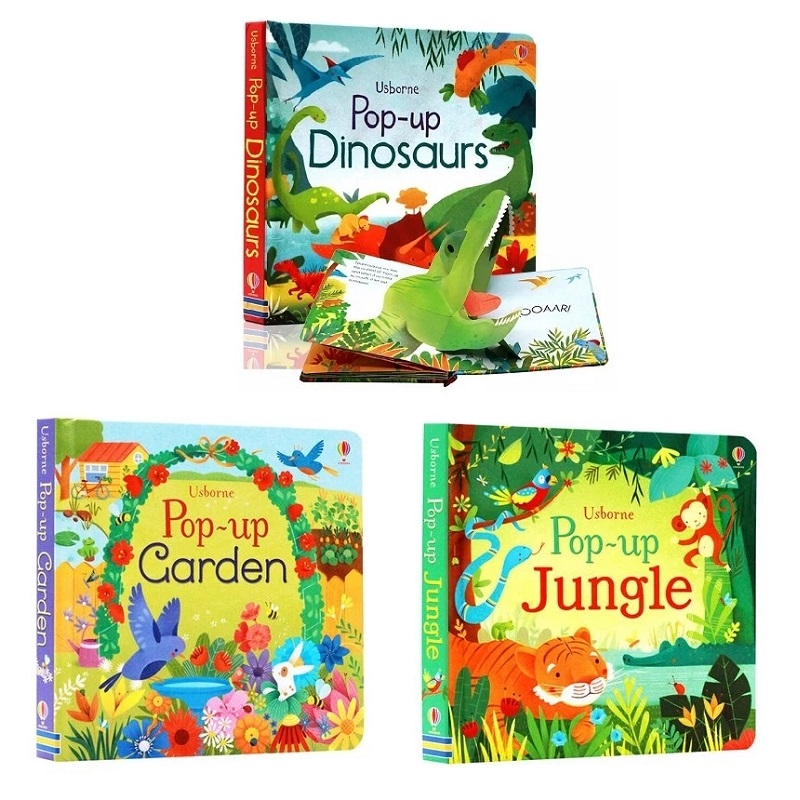 Usborne Pop Up Dinosaurs/Jungl - Garden Journal Planner ulasan dan harga