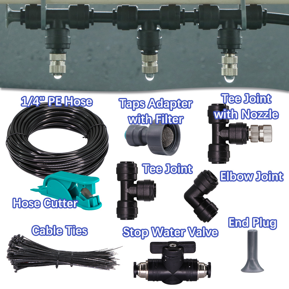 0.6mm Garden Misting Cooling S - Smart Garden Sprinkler System ulasan dan harga