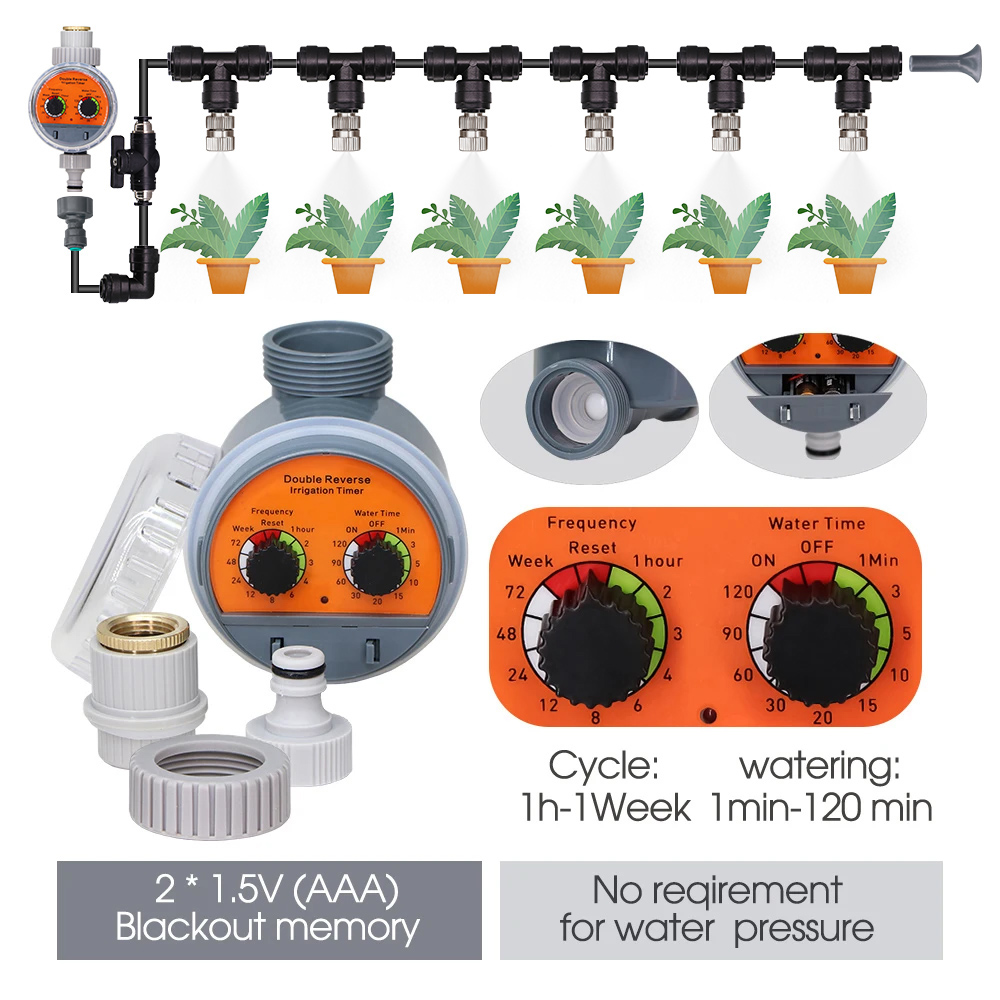 0.6mm Garden Misting Cooling S - Smart Garden Sprinkler System ulasan dan harga