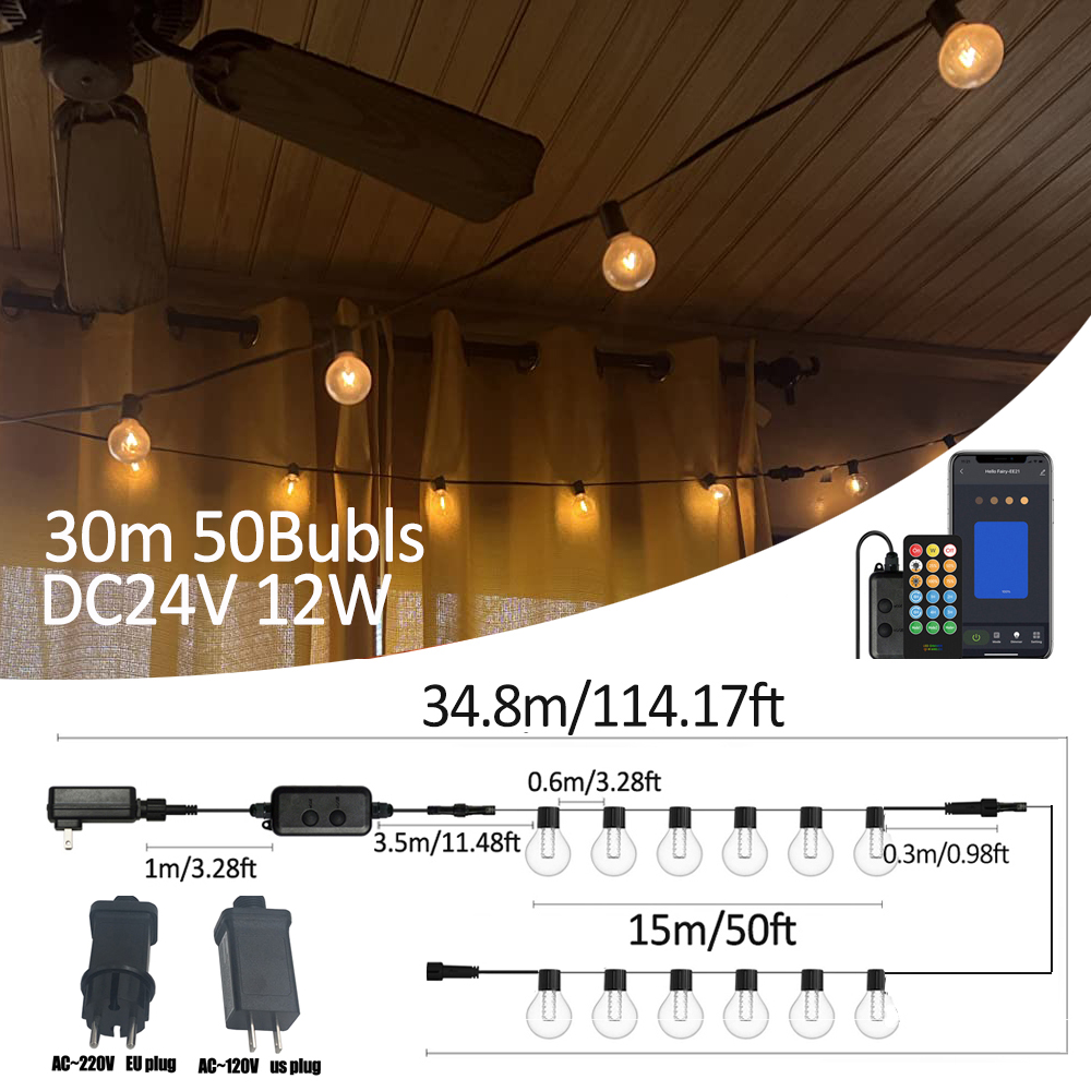 G40 Smart Outdoor DIY LED Stri - Smart Led Garden ulasan dan harga