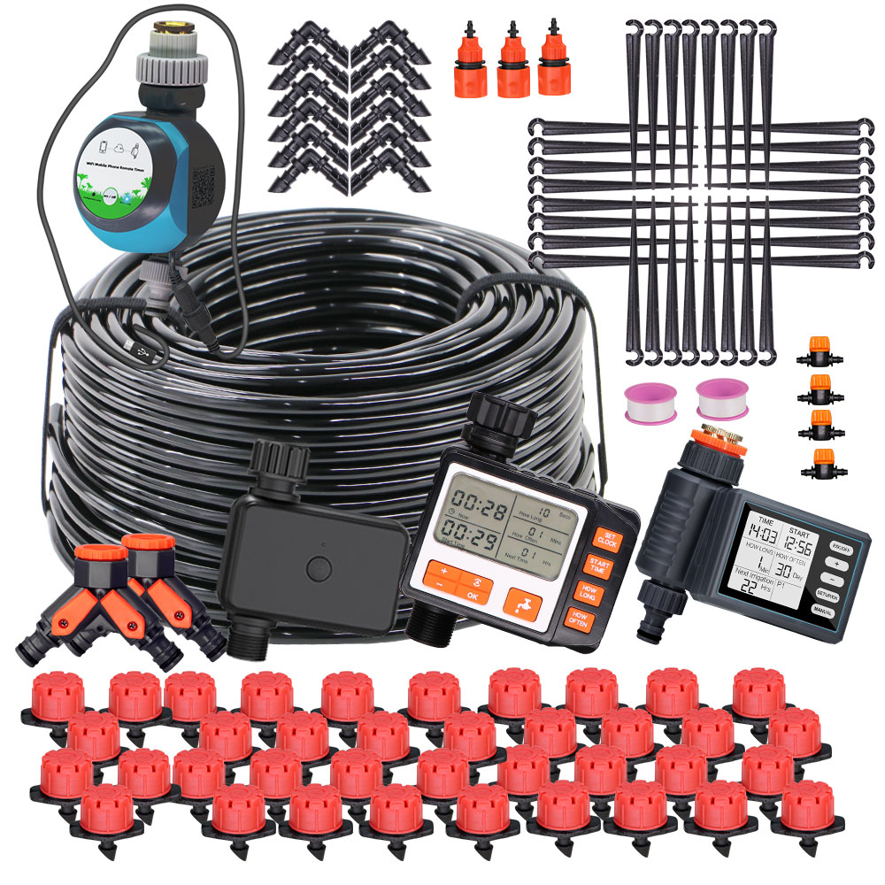 50-5M 1/4'' Hose Adjustable Dr - Smart Garden Sprinkler System ulasan dan harga