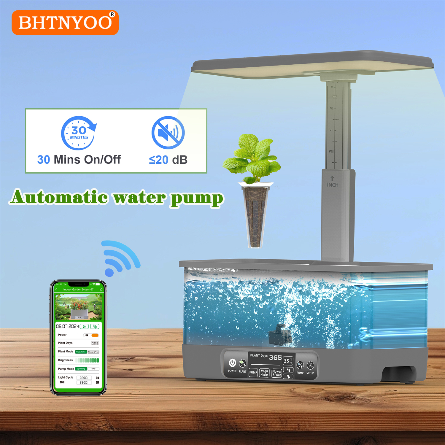 Hydroponics Growing System Kit - Smart Led Garden ulasan dan harga