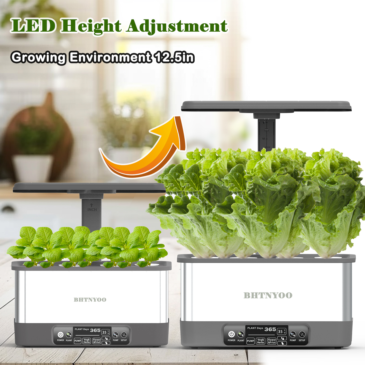 Hydroponics Growing System Kit - Smart Led Garden ulasan dan harga