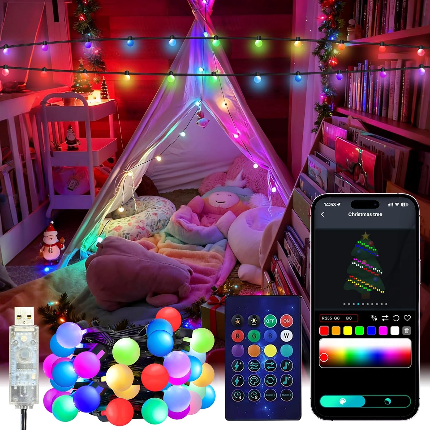 Smart Globe String Lights 5/10 - Smart Garden Accessories ulasan dan harga