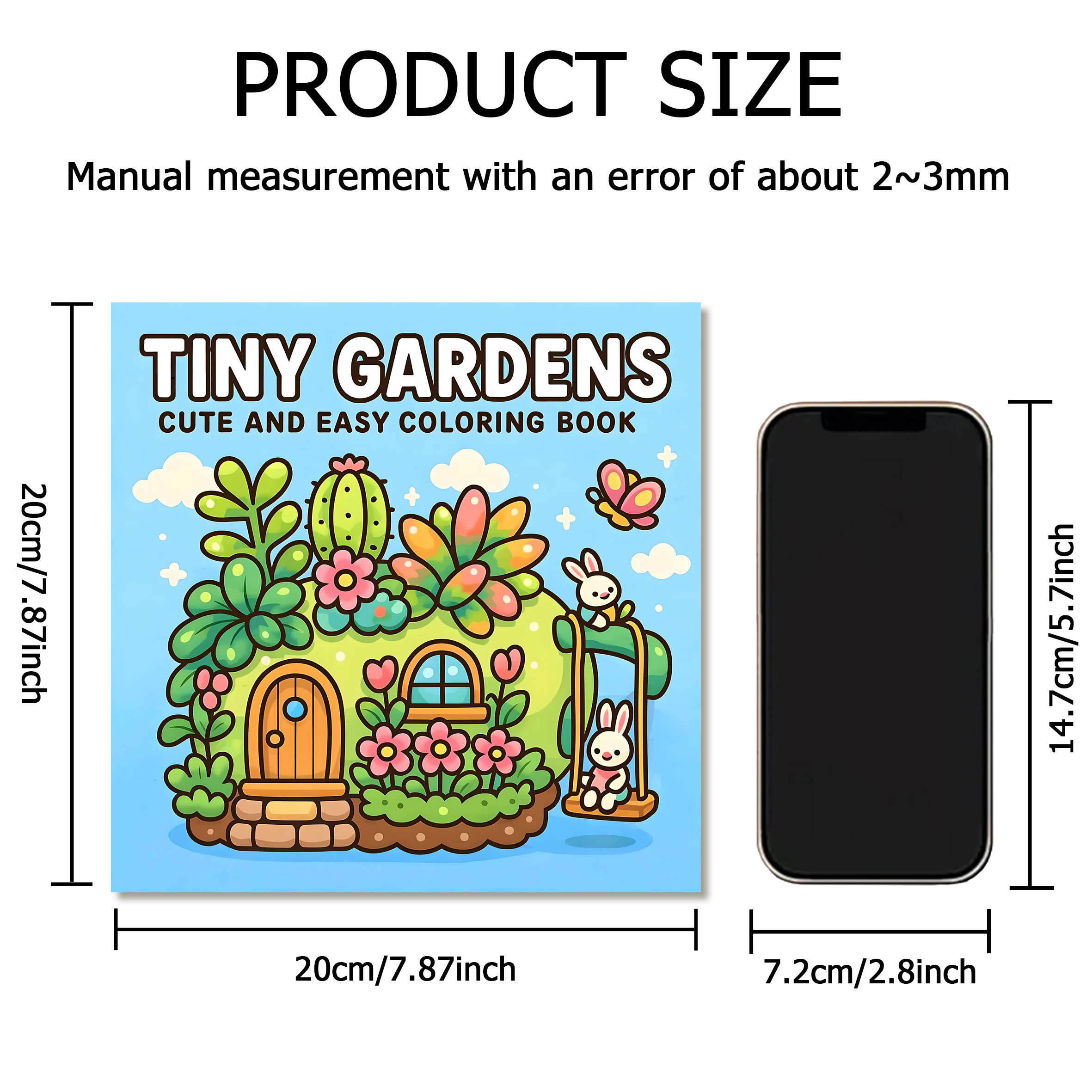 TINY GARDENS Coloring Book for - Garden Journal Planner ulasan dan harga