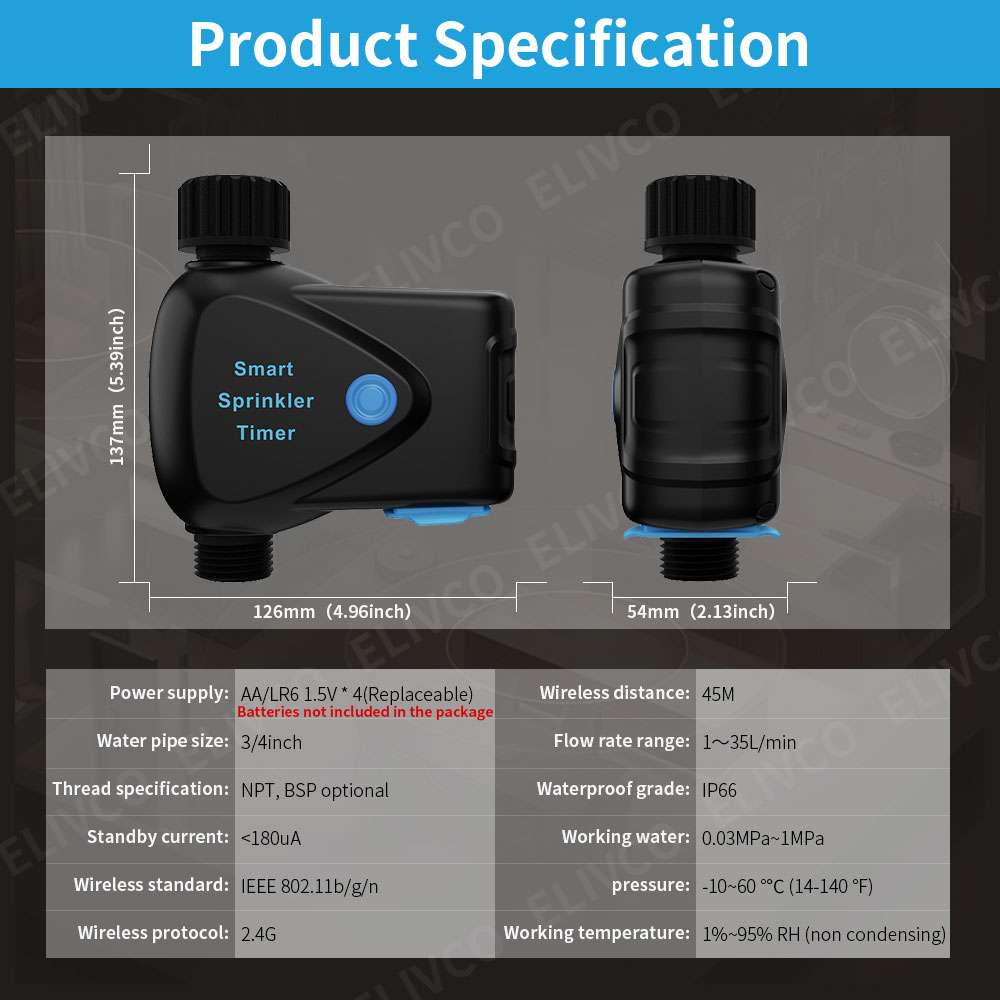 Tuya WiFi Smart Water Device w - Smart Garden Watering System ulasan dan harga