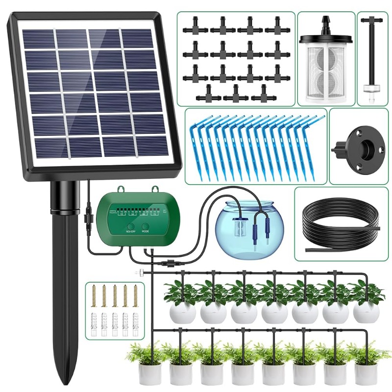 Solar Intelligent Irrigation K - Smart Garden Watering System ulasan dan harga