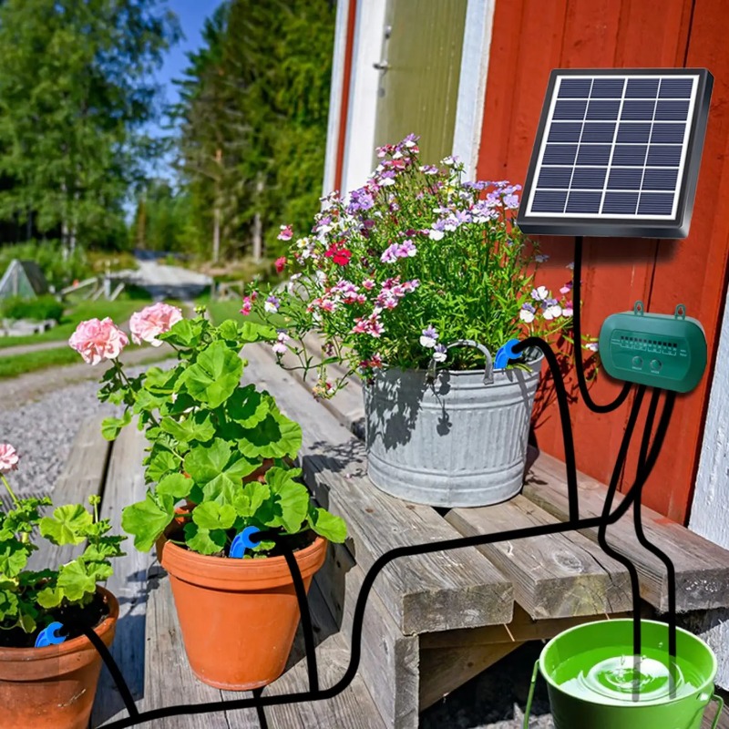 Solar Intelligent Irrigation K - Smart Garden Watering System ulasan dan harga