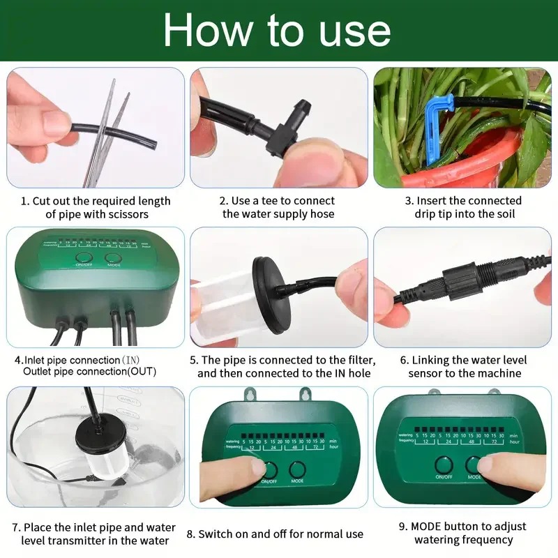 Solar Intelligent Irrigation K - Smart Garden Watering System ulasan dan harga