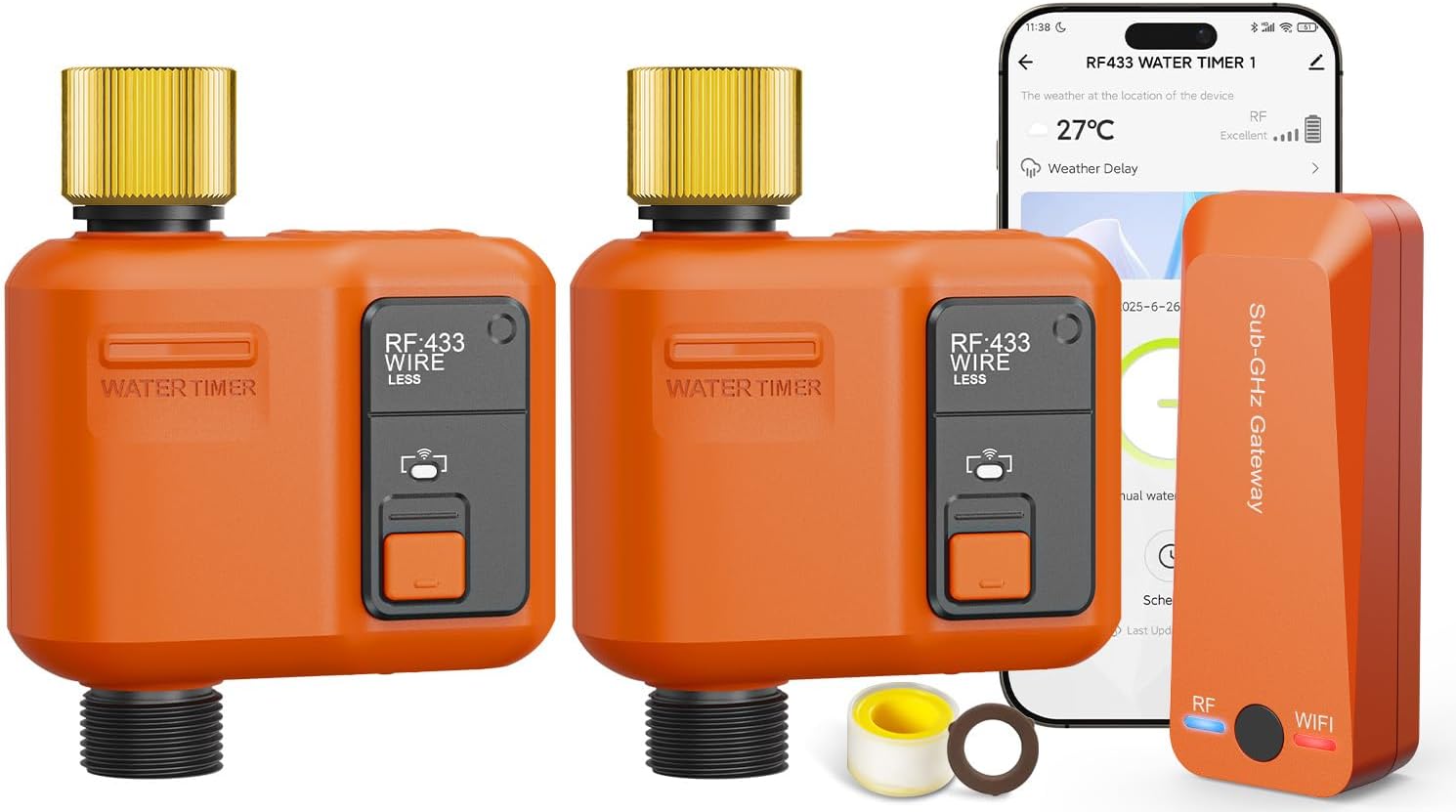 Smart WiFi Water Timer for Gar - Smart Gardening ulasan dan harga