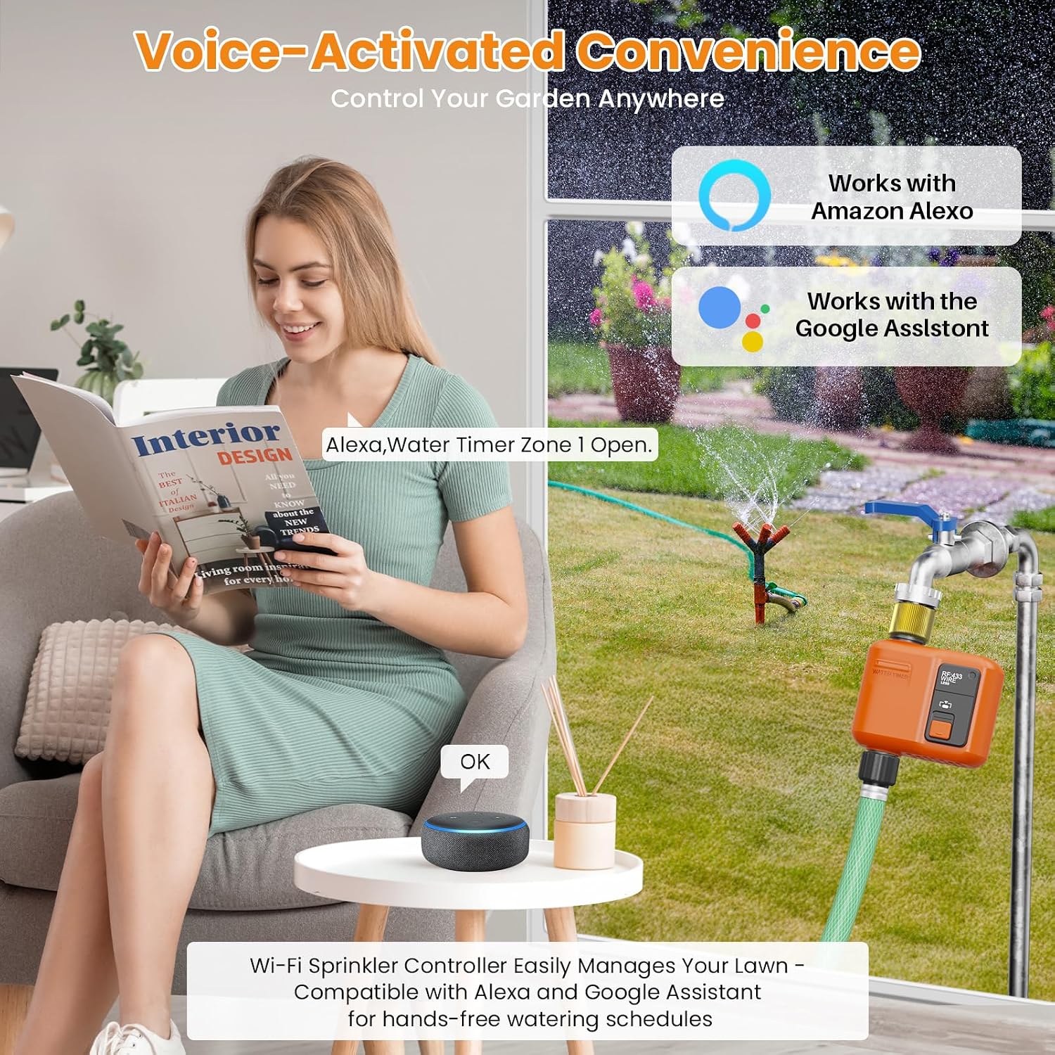 Smart WiFi Water Timer for Gar - Smart Gardening ulasan dan harga