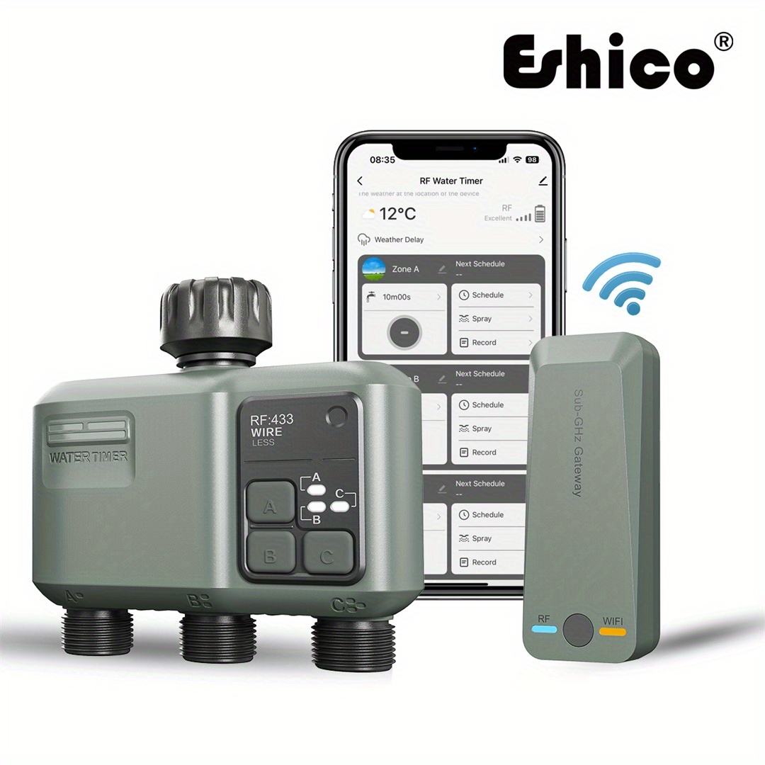 Eshico Smart Sprinkler Timer:  - Smart Garden Accessories ulasan dan harga