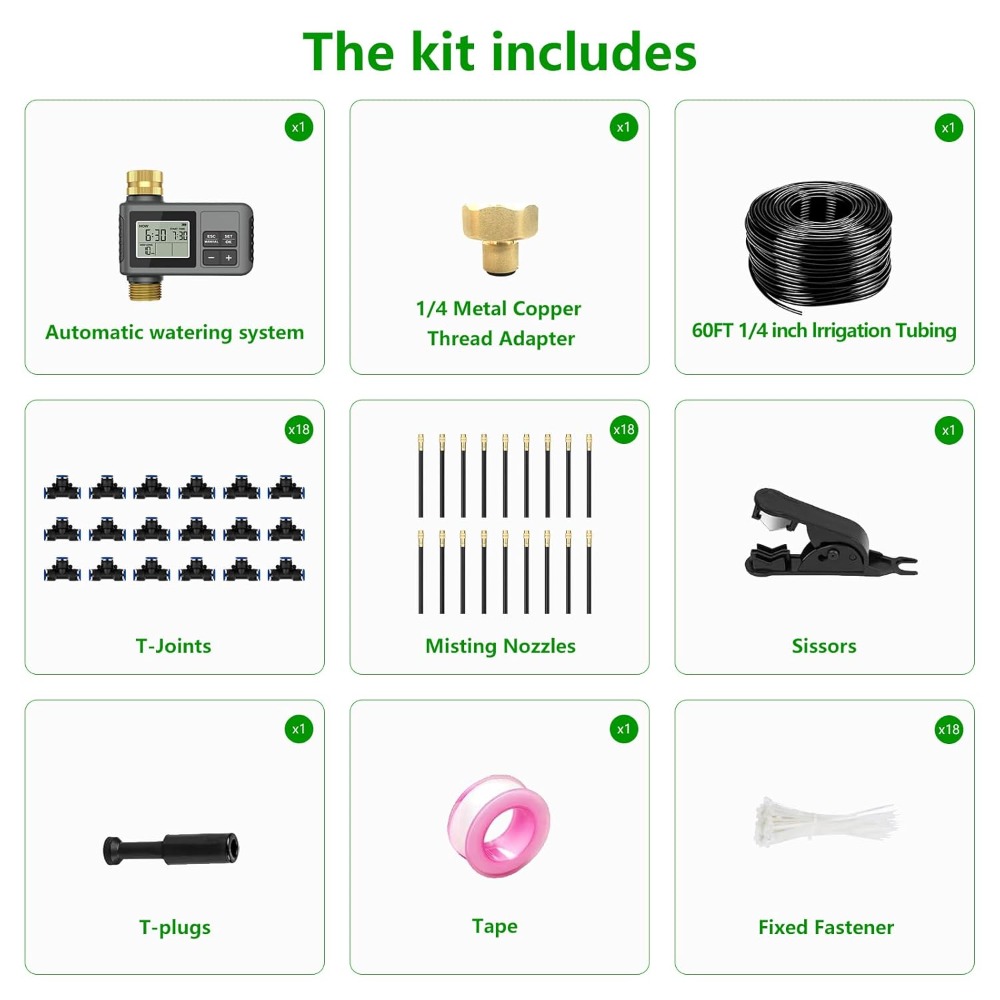 Smart Drip Irrigation System 6 - Smart Gardening ulasan dan harga