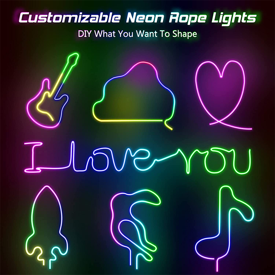 RGBIC LED Neon Strip 12V 96LED - Smart Garden Accessories ulasan dan harga