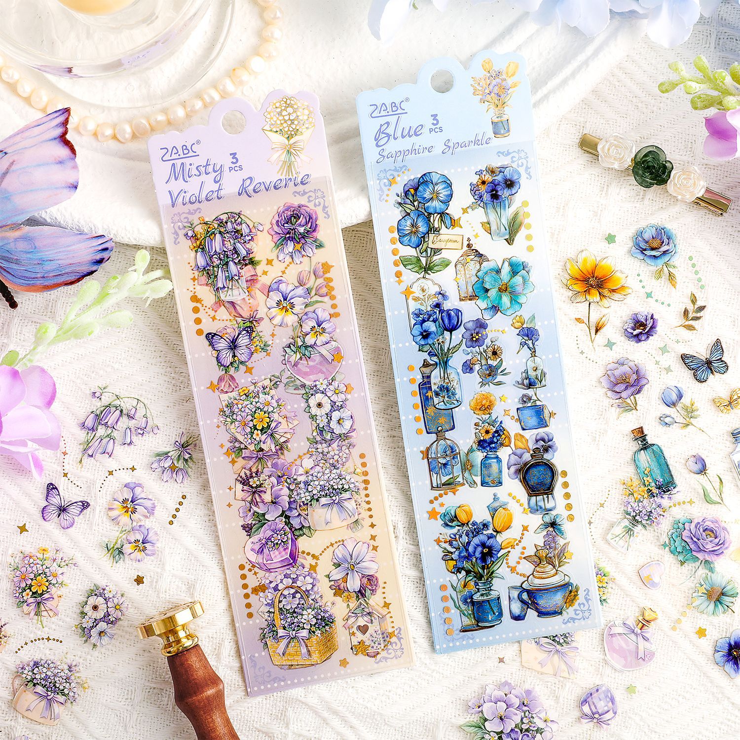 3sheets/lot Kawaii Stationery  - Garden Journal Planner ulasan dan harga