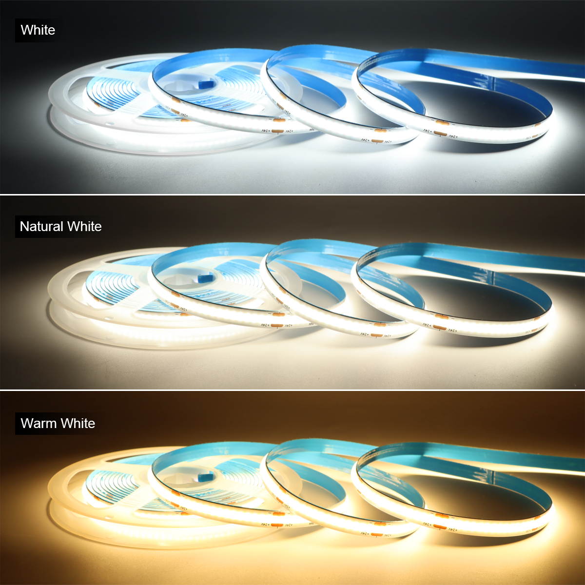 3M 5M 10M 24V COB LED Strip Li - Smart Led Garden ulasan dan harga