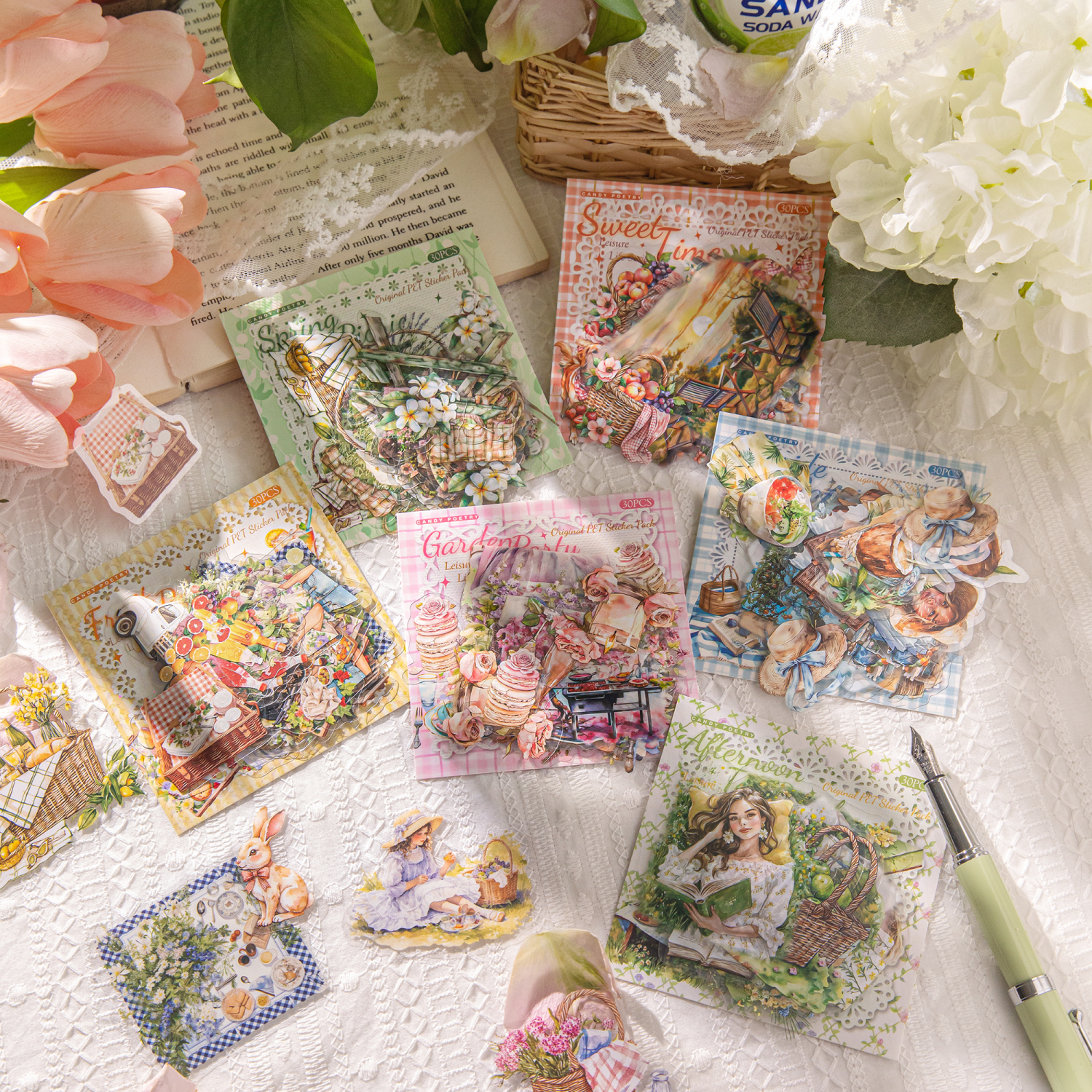 Vintage Spring Picnic Junk Jou - Garden Journal Planner ulasan dan harga
