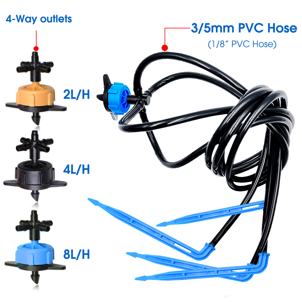 10Set 2/4/8L/H Bend Arrow Drip - Smart Garden Sprinkler System ulasan dan harga