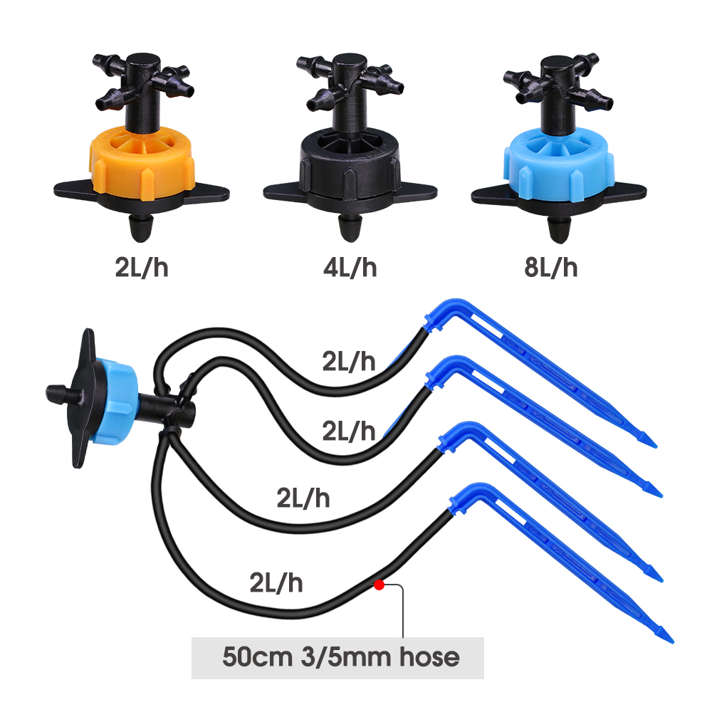 10Set 2/4/8L/H Bend Arrow Drip - Smart Garden Sprinkler System ulasan dan harga