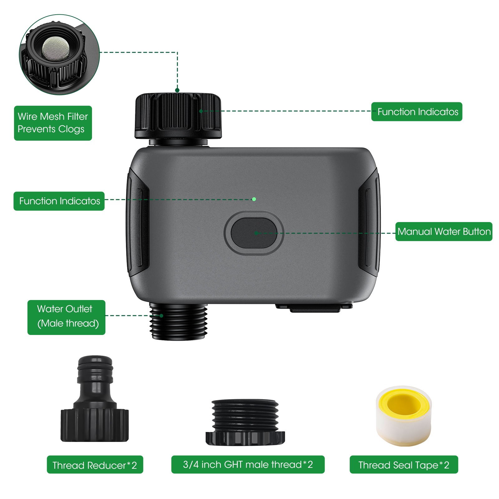 Insoma Wifi Sprinkler Timer Au - Smart Garden Accessories ulasan dan harga