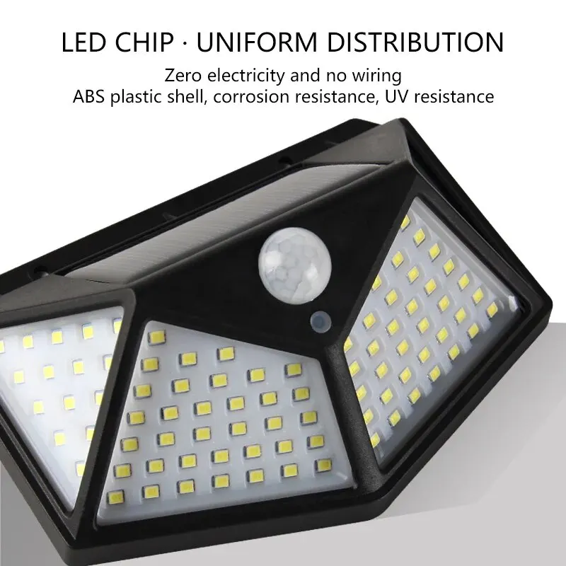 Motion Sensor 100LED Solar Wal - Smart Led Garden ulasan dan harga