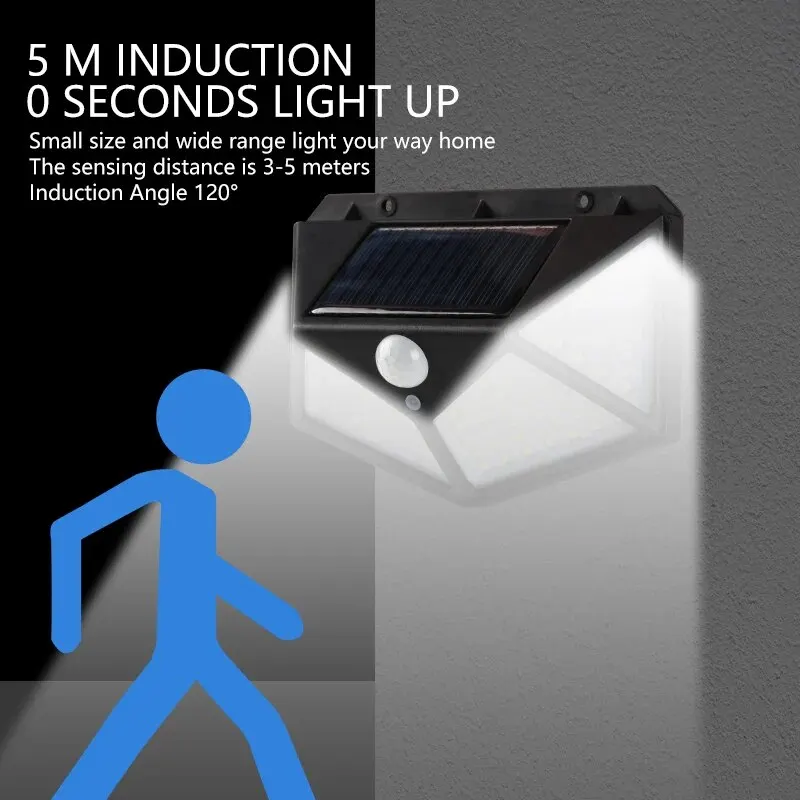 Motion Sensor 100LED Solar Wal - Smart Led Garden ulasan dan harga
