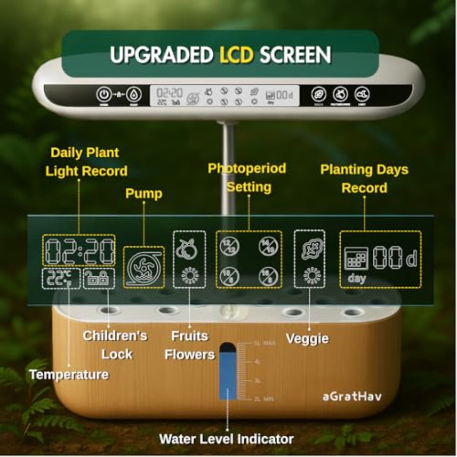 Hydroponics Growing System Kit - Smart Garden Solar ulasan dan harga