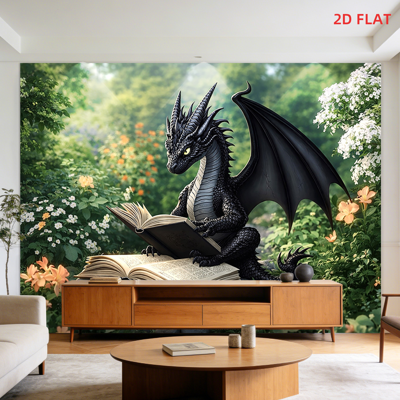 Fantasy Dragon Reading Book Ta - Garden Journal Planner ulasan dan harga