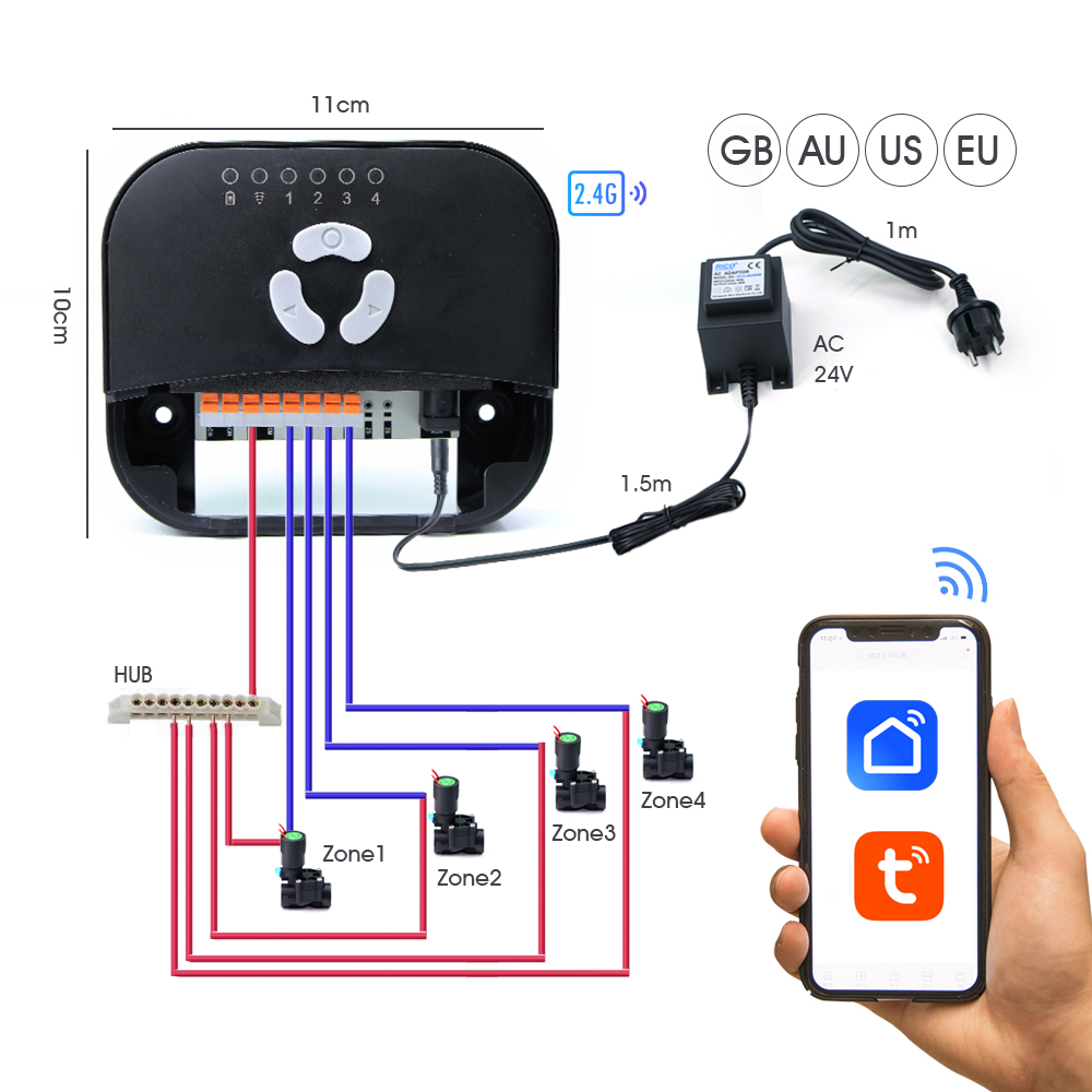 Garden Hose Solenoid Valve Con - Smart Garden Accessories ulasan dan harga